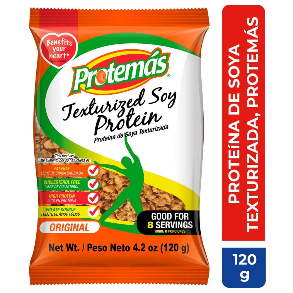 Proteína de soya texturizada ideal para recetas saludables y vegetarianas.