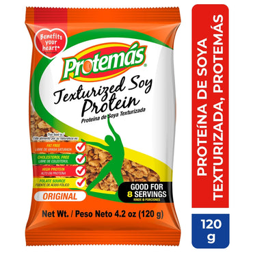 Proteína de soya texturizada ideal para recetas saludables y vegetarianas.