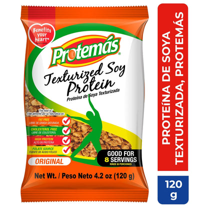 Proteína de soya texturizada ideal para recetas saludables y vegetarianas.
