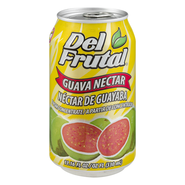 Néctar Del Frutal sabor guayaba en lata ideal para consumo diario y comidas.