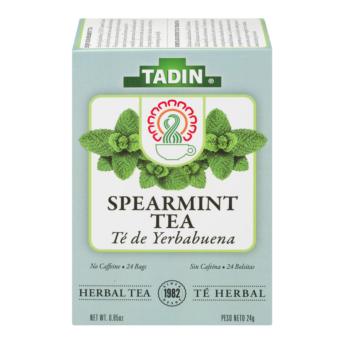 Té yerbabuena Tadin con sabor fresco y herbal.