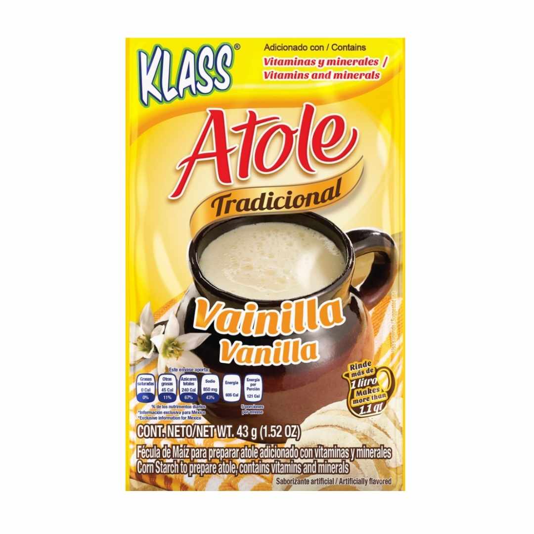 Atole Klass Sabor Vainilla 1.52 oz