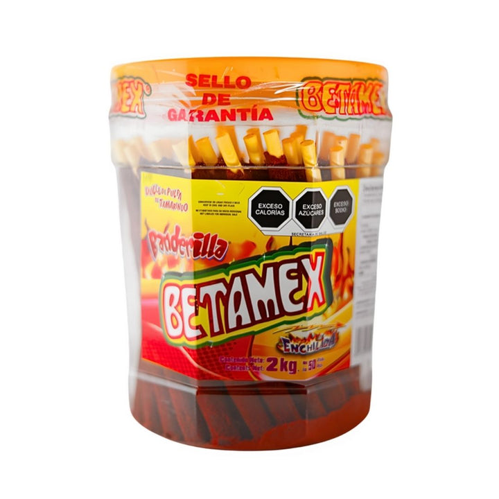 Banderilla de Tamarindo con Chile Betamex - 50 Piezas de Dulce Mexicano