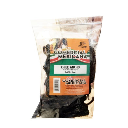 Chile Ancho Empacado 8 oz