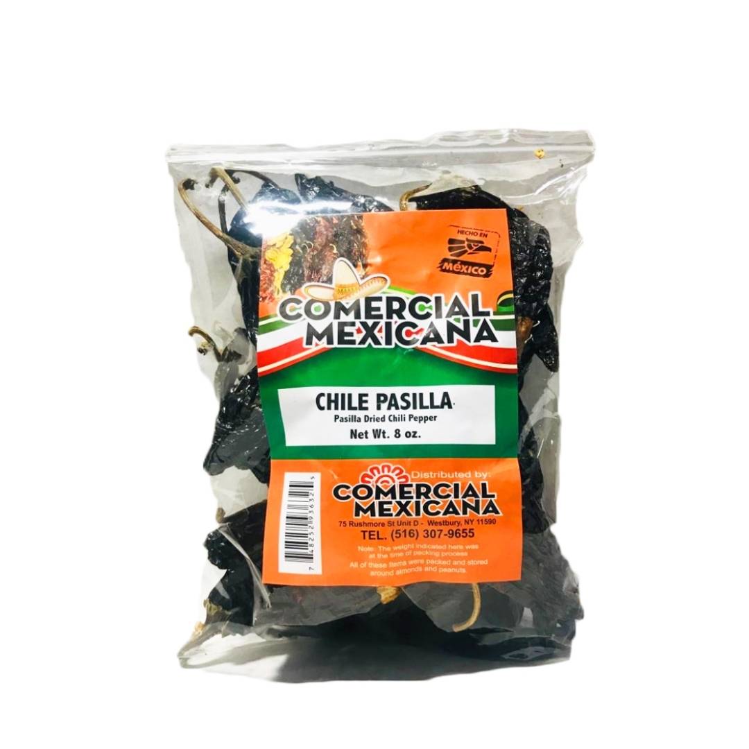 Chile Pasilla Empacado 8 oz