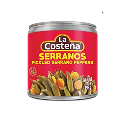 Chiles Serranos 7oz - La Costeña