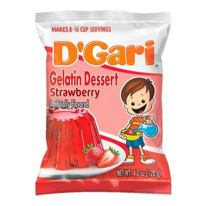 D'Gari Gelatina de Fresa 120 g