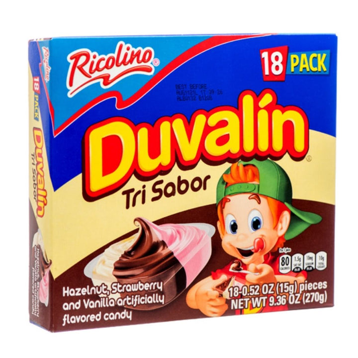 Duvalín Trisabor - Crema de Tres Sabores de Ricolino