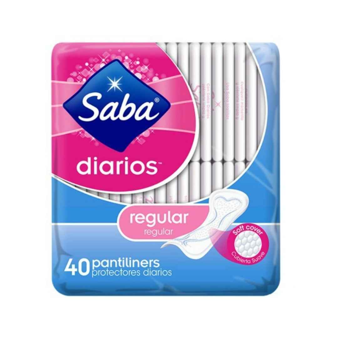Saba Protectores Diarios Regulares - 20 Paquetes de 40 unidades