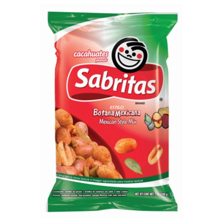 Sabritas Cacahuate Estilo Botana Mexicana 7oz