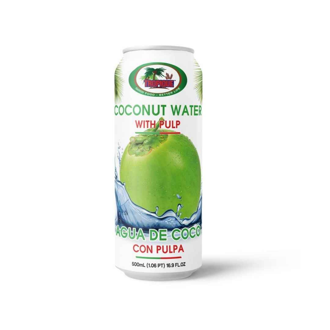 Tropique Agua de Coco con Pulpa 16.9 oz
