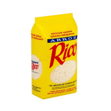 Arroz Rico Grano Mediano 5 lb