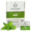 Té orgánico de menta con aroma fresco y natural.