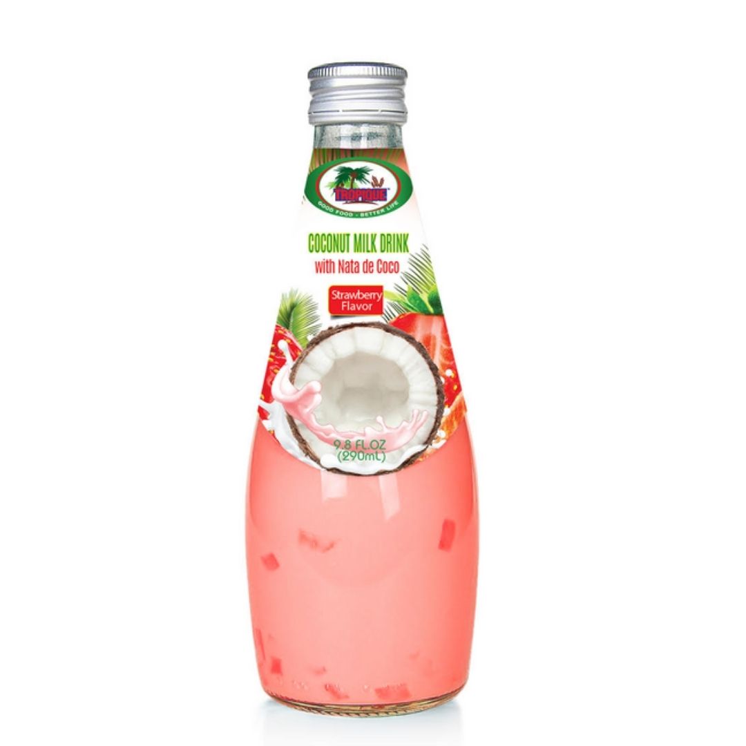 Bebida Nata de Coco Tropique Fresa 290 ml