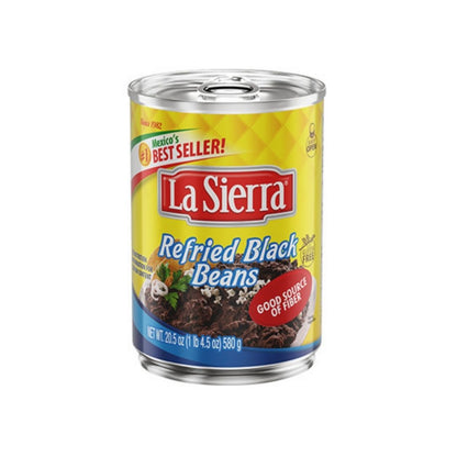 Frijoles Negros Refritos La Sierra 20.5 oz