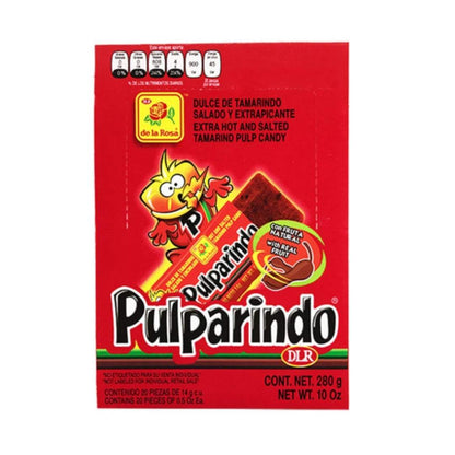 Pulparindo Extra Picante De La Rosa 10 oz